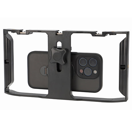 Handyhalterung Smartphone Video Rig Stabilizer für stabile Videoaufnahmen & Vlogging