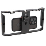Handyhalterung Smartphone Video Rig Stabilizer für stabile Videoaufnahmen & Vlogging
