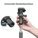 Lampenstativ Adapter mit Schnellwechselplatte – Neigekopf mit Schirmhalter für Blitz, LED-Licht und Kamera
