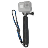 Selfie Stick ausziehbar 32,5cm 3 Sektionen rutschfest wasserfest für GoPro Action Cams