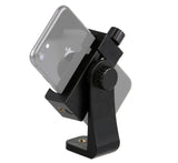 Drehbare Smartphone Halterung mit Schraubklemme & 360° Rotation - Universal Handy Stativhalter für Hochformat & Querformat (57–105 mm)