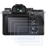 Display-Schutzglas für Sony Alpha A9, A7III, A7SIII, A7RII, A7C, RX100, ZV-E10 – 0,3 mm 9H gehärtetes Glas 3 Stück