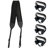 ayex Neopren Gurt + 4er-Set Splentringe Robuste Halterungen