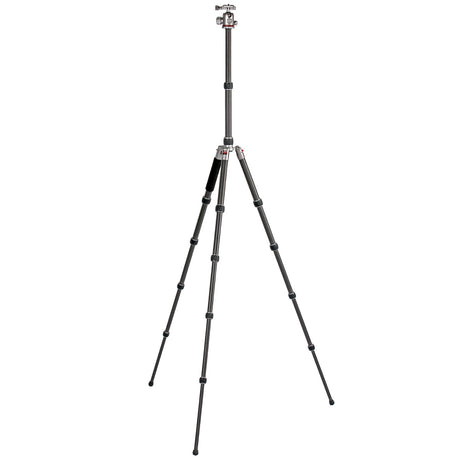 JUSINO Vielseitiges Karbon Tripod mit Monopod-Funktion bis 158cm 8kg + Kugelkopf TK-2535C FGS-30