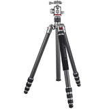 JUSINO Leichtes Karbon Tripod Monopod mit Kugelkopf bis 160cm 12kg FGS-30 TK-254C