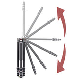 JUSINO Leichtes Karbon Tripod Monopod mit Kugelkopf bis 160cm 12kg FGS-30 TK-254C