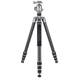 JUSINO Karbon Traveller Tripod mit Kugelkopf Monopod-Funktion bis 171,5cm 15kg TK-284C FGS-36