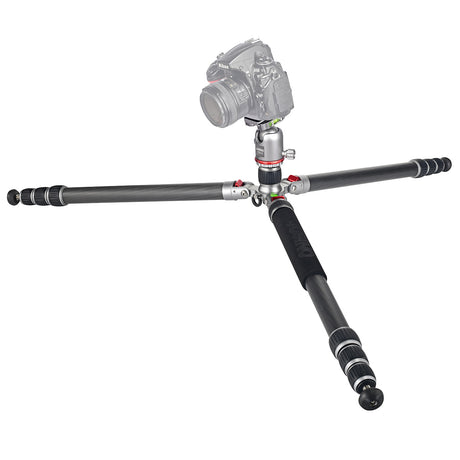 JUSINO Karbon Traveller Tripod mit Kugelkopf Monopod-Funktion bis 171,5cm 15kg TK-284C FGS-36