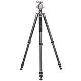 JUSINO Karbon Traveller Tripod mit Kugelkopf Monopod-Funktion bis 171,5cm 15kg TK-284C FGS-36