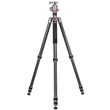 JUSINO Karbon Traveller Tripod mit Kugelkopf Monopod-Funktion bis 171,5cm 15kg TK-284C FGS-36