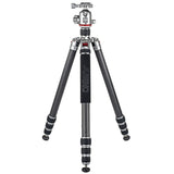 JUSINO Profi Traveller Karbon-Stativ Monopodfunktion bis 182cm 18kg + Kugelkopf FGS-41 TK-324C