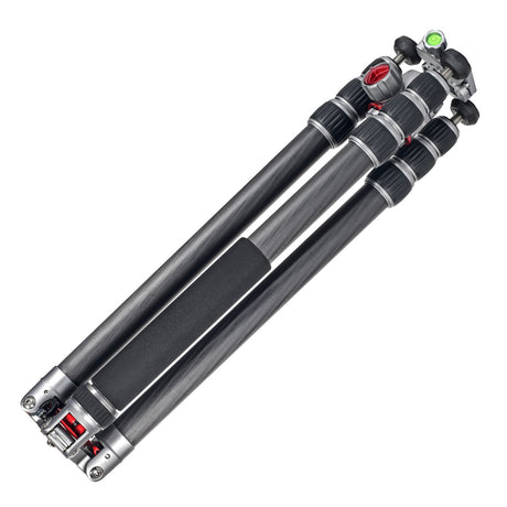 JUSINO Profi Traveller Karbon-Stativ Monopodfunktion bis 182cm 18kg + Kugelkopf FGS-41 TK-324C