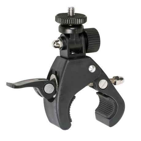 ayex Universal Stativklemme neigbarer 1/4 Zoll Mount Schraubzwinge gummierte Kontaktflächen