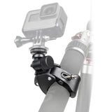 ayex Universal Stativklemme neigbarer 1/4 Zoll Mount Schraubzwinge gummierte Kontaktflächen