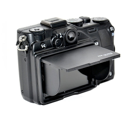 LCD Displayschutzblende Sonnenschutz Hood für 3,0" Kamera-Displays LCH-3.0B