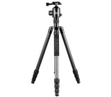Traveller Stativset Tripod/Monopod JUSINO TK-254 mit robustem Kugelkopf BS-40