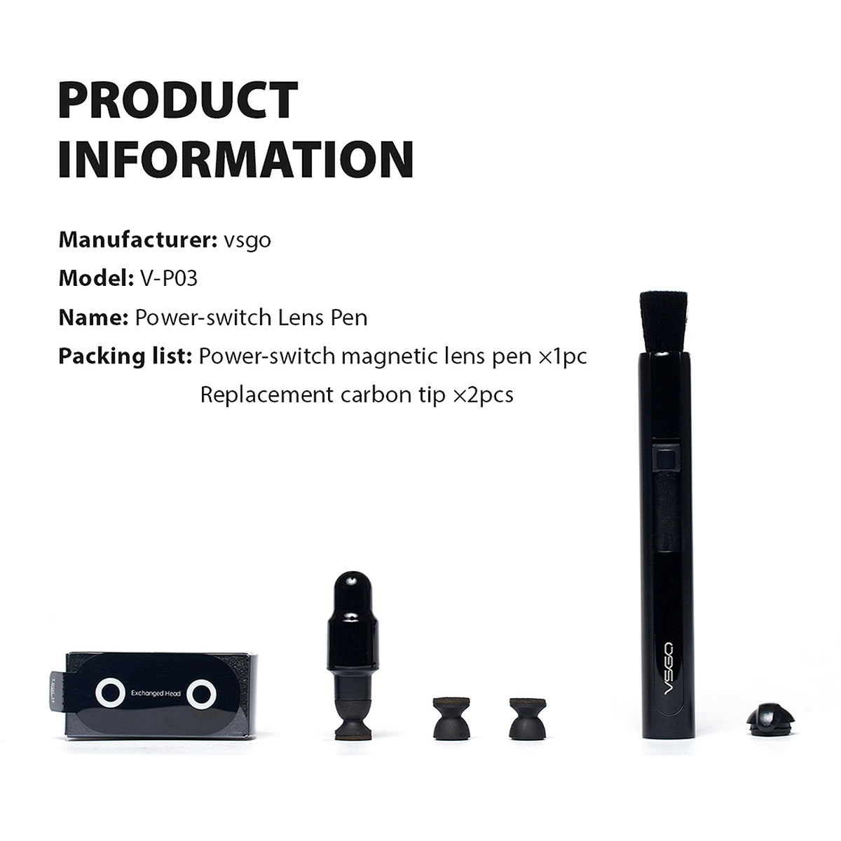 VSGO Lens Cleaning Pen Reinigungsstift für Kameraobjektive & Displays