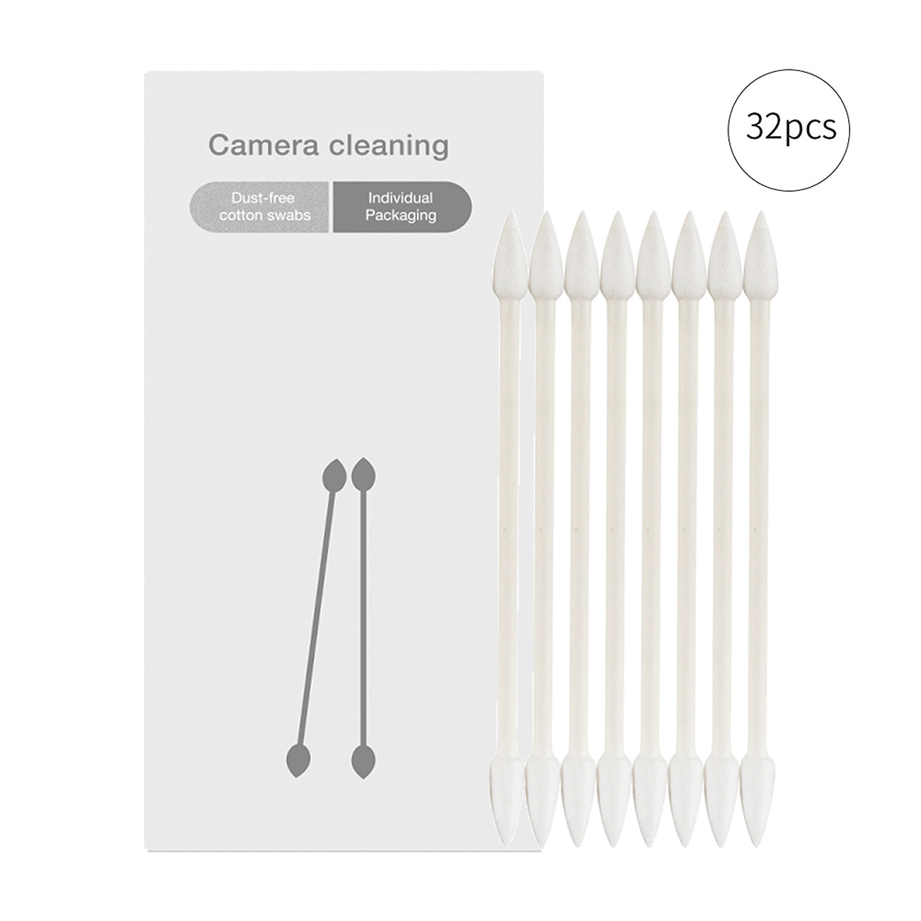 Baumwoll-Reinigungstäbchen Staubfreie Swabs für Kamera & Sensor
