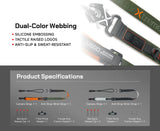 VSGO Black Snipe Urban Kamera-Gurt (Core Glow) mit Quick-Release Anti-Twist & Handgurt-Set