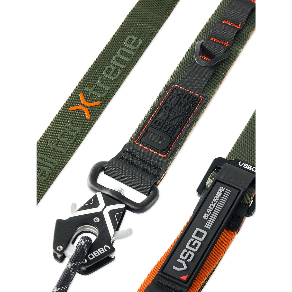 VSGO Black Snipe Urban Kamera-Gurt (Core Glow) mit Quick-Release Anti-Twist & Handgurt-Set