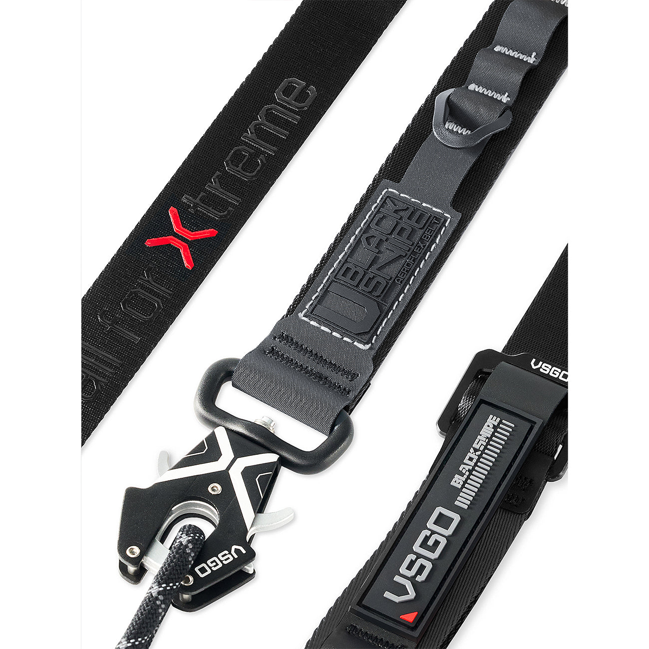 VSGO Black Snipe Urban Kamera-Gurt (Core Glow) mit Quick-Release Anti-Twist & Handgurt-Set