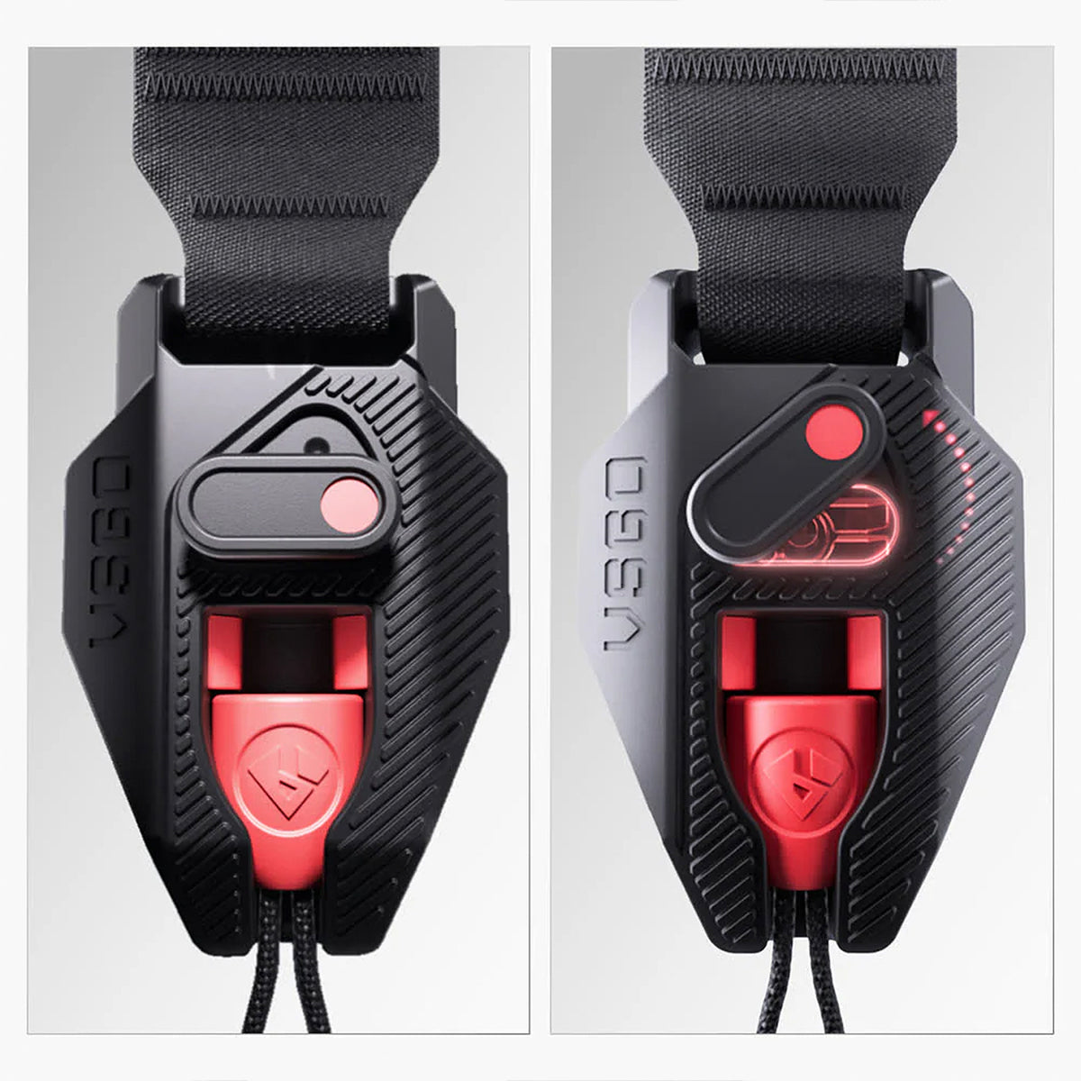 VSGO Black Snipe Urban Kamera-Gurt (Core Glow) mit Quick-Release Anti-Twist & Handgurt-Set