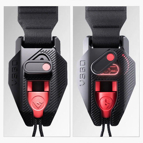 VSGO Black Snipe Urban Kamera-Gurt (Core Glow) mit Quick-Release Anti-Twist & Handgurt-Set