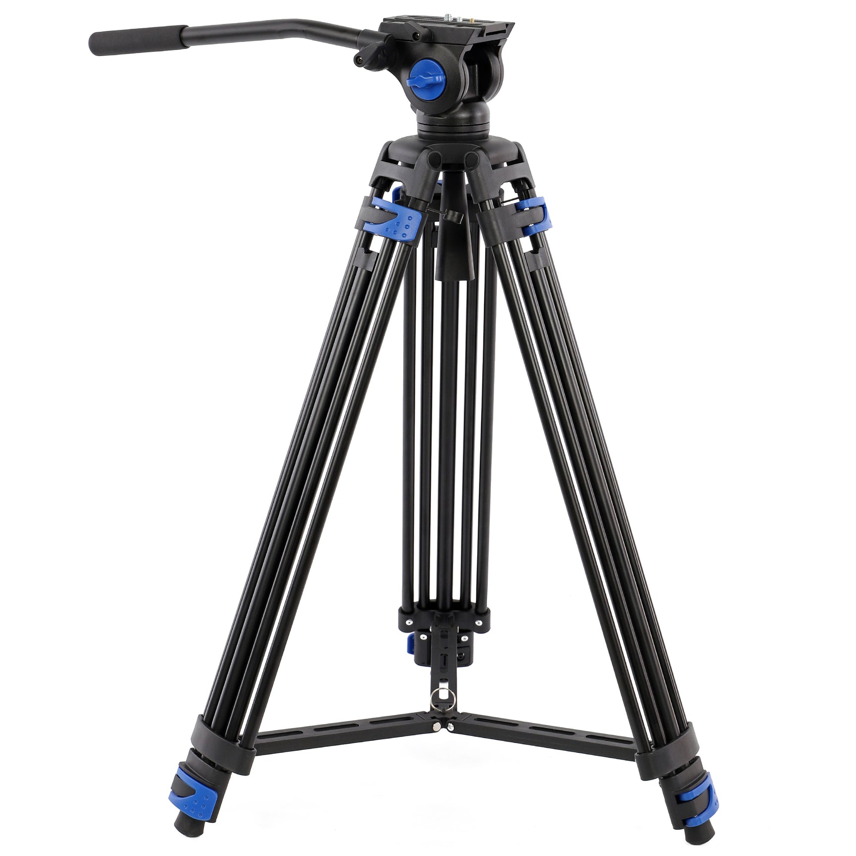ayex Video Stativ mit Video Kopf Robustes Stativ für professionelle Aufnahmen